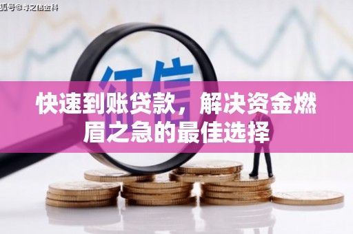 连平快速到账贷款，解决资金燃眉之急的最佳选择
