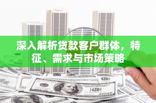 连平深入解析贷款客户群体，特征、需求与市场策略