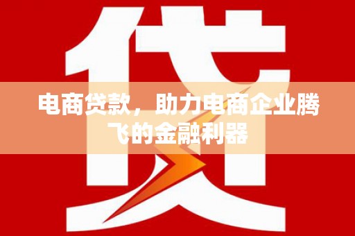 连平电商贷款，助力电商企业腾飞的金融利器