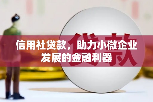 连平信用社贷款，助力小微企业发展的金融利器