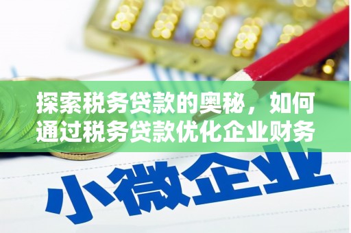 连平探索税务贷款的奥秘，如何通过税务贷款优化企业财务