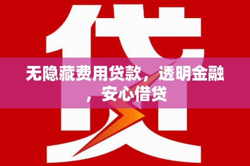 连平无隐藏费用贷款，透明金融，安心借贷