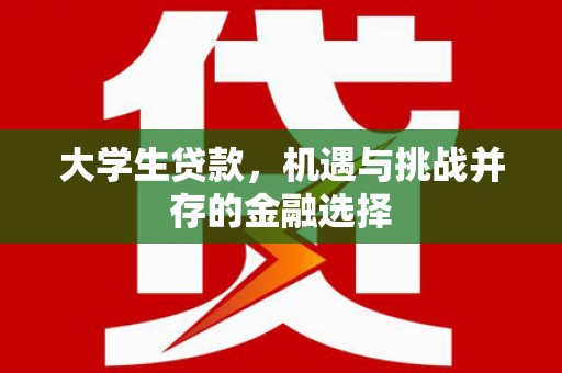 连平大学生贷款，机遇与挑战并存的金融选择