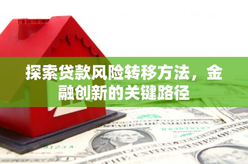 连平探索贷款风险转移方法，金融创新的关键路径