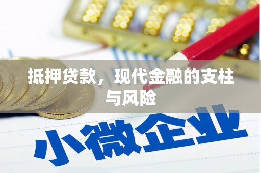 连平抵押贷款，现代金融的支柱与风险